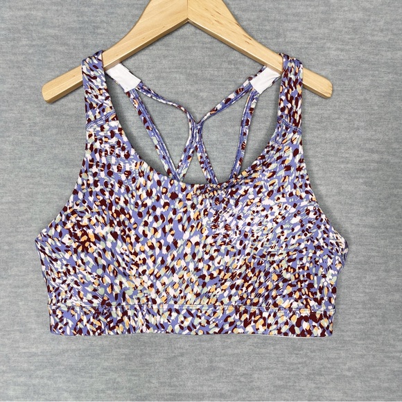 Old Navy Other - Old Navy Active Sports Bra Women's Sz Medium Go-Dry PowerPress Support Printed